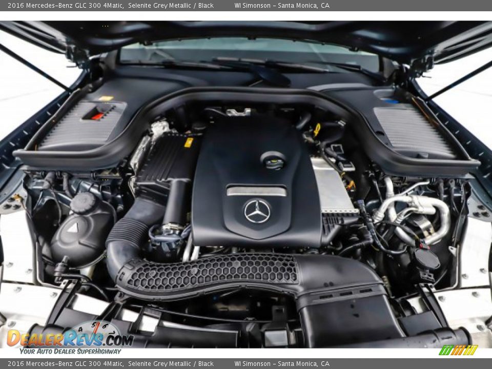 2016 Mercedes-Benz GLC 300 4Matic Selenite Grey Metallic / Black Photo #17