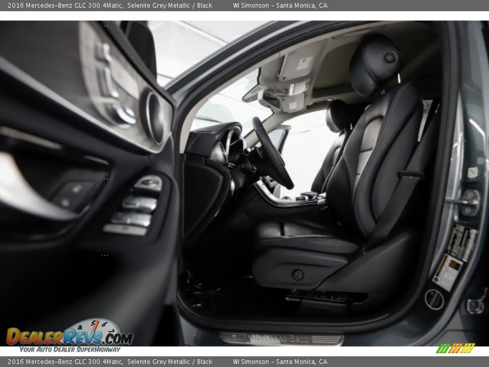 2016 Mercedes-Benz GLC 300 4Matic Selenite Grey Metallic / Black Photo #21