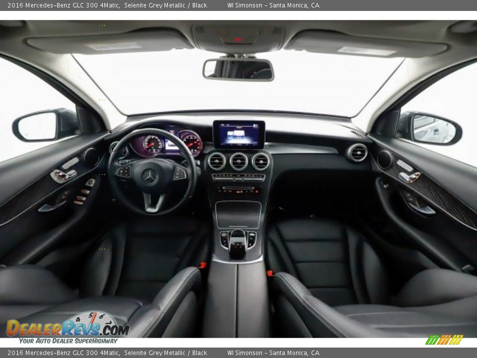 2016 Mercedes-Benz GLC 300 4Matic Selenite Grey Metallic / Black Photo #22