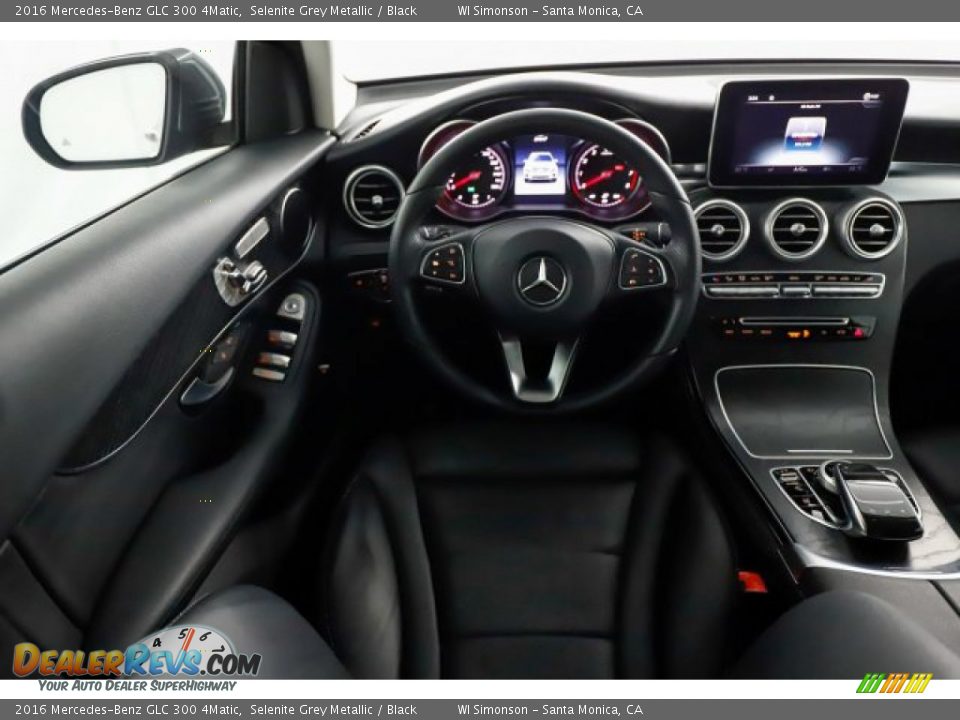 2016 Mercedes-Benz GLC 300 4Matic Selenite Grey Metallic / Black Photo #23