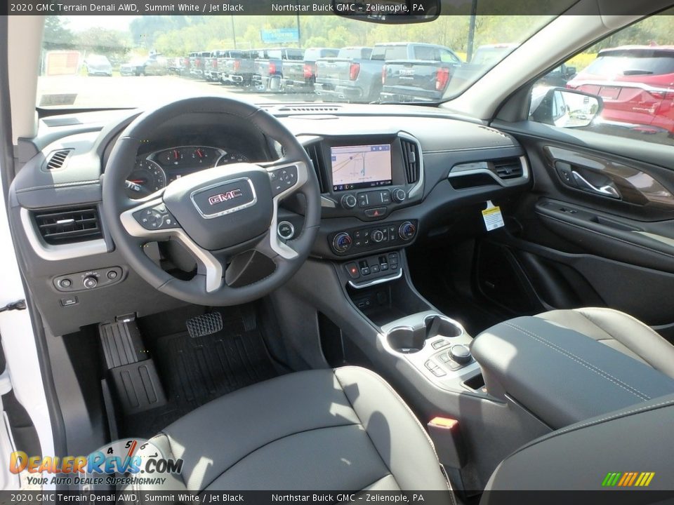 Jet Black Interior - 2020 GMC Terrain Denali AWD Photo #14