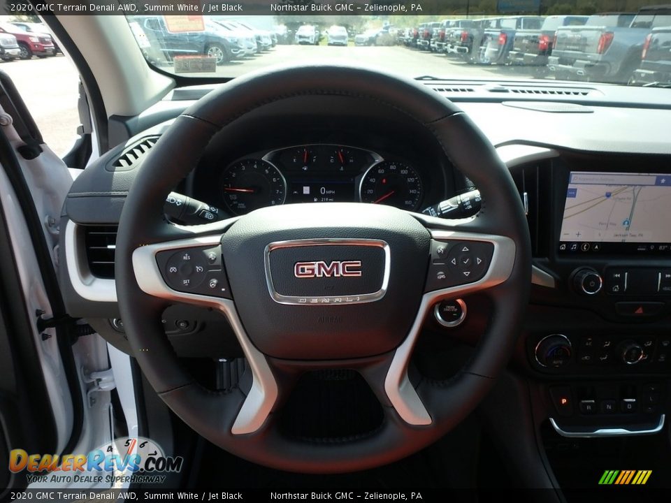 2020 GMC Terrain Denali AWD Summit White / Jet Black Photo #16