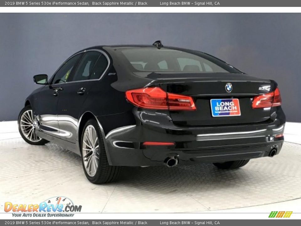 2019 BMW 5 Series 530e iPerformance Sedan Black Sapphire Metallic / Black Photo #10