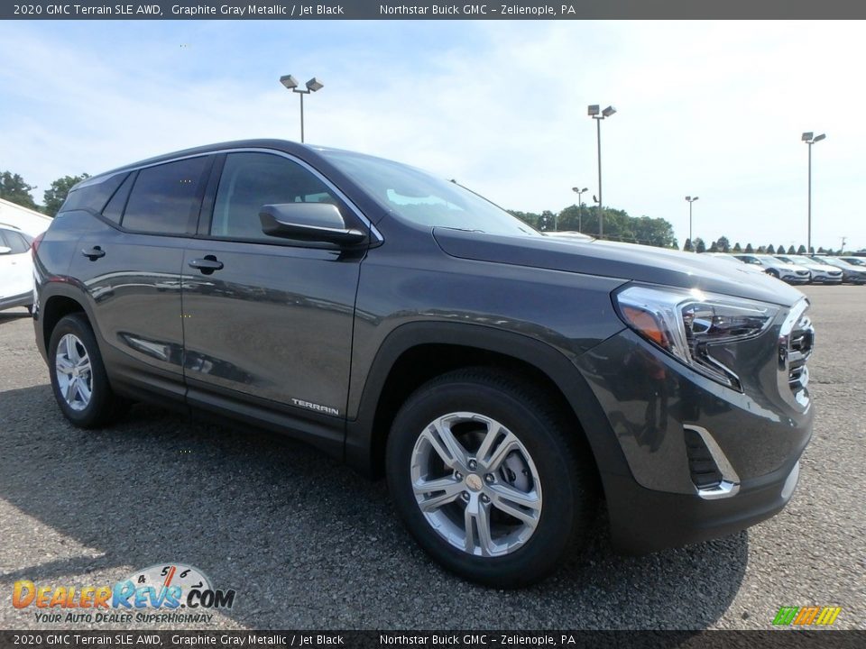 2020 GMC Terrain SLE AWD Graphite Gray Metallic / Jet Black Photo #3