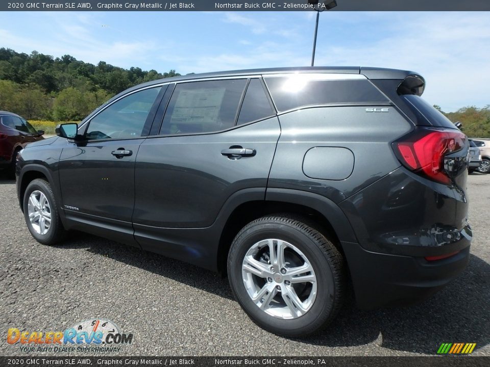 2020 GMC Terrain SLE AWD Graphite Gray Metallic / Jet Black Photo #8