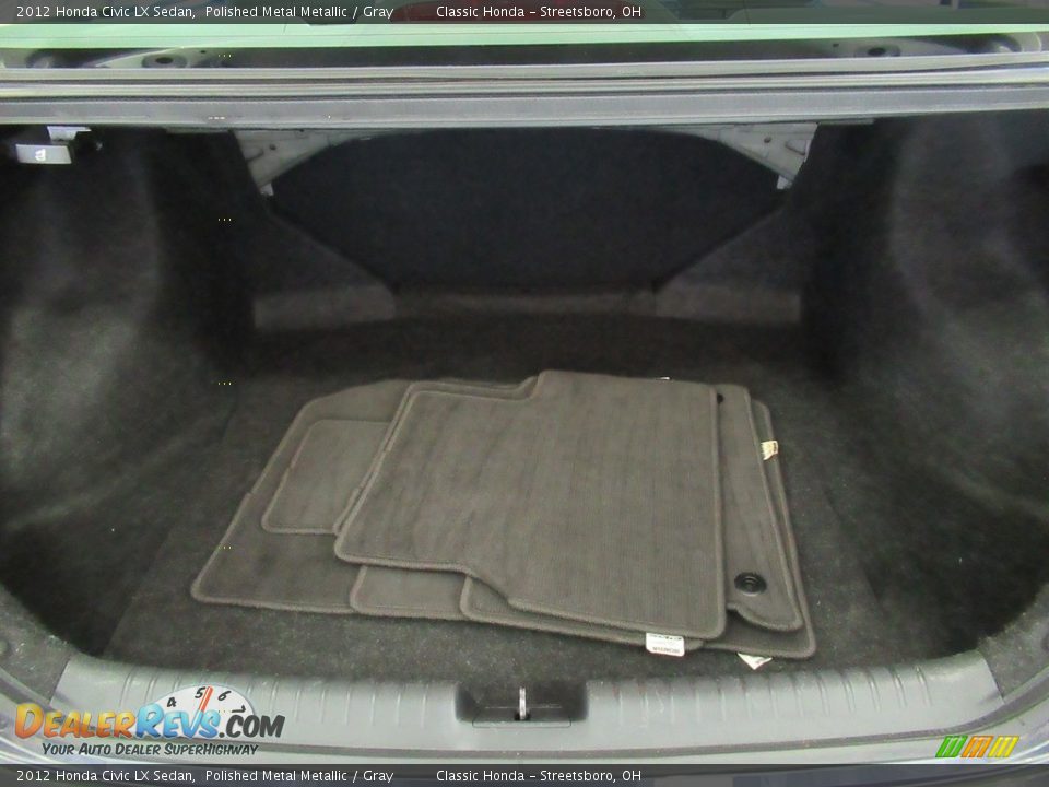 2012 Honda Civic LX Sedan Polished Metal Metallic / Gray Photo #20
