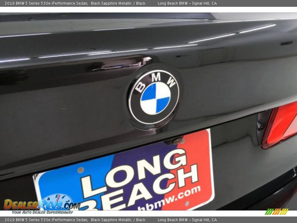 2019 BMW 5 Series 530e iPerformance Sedan Black Sapphire Metallic / Black Photo #23