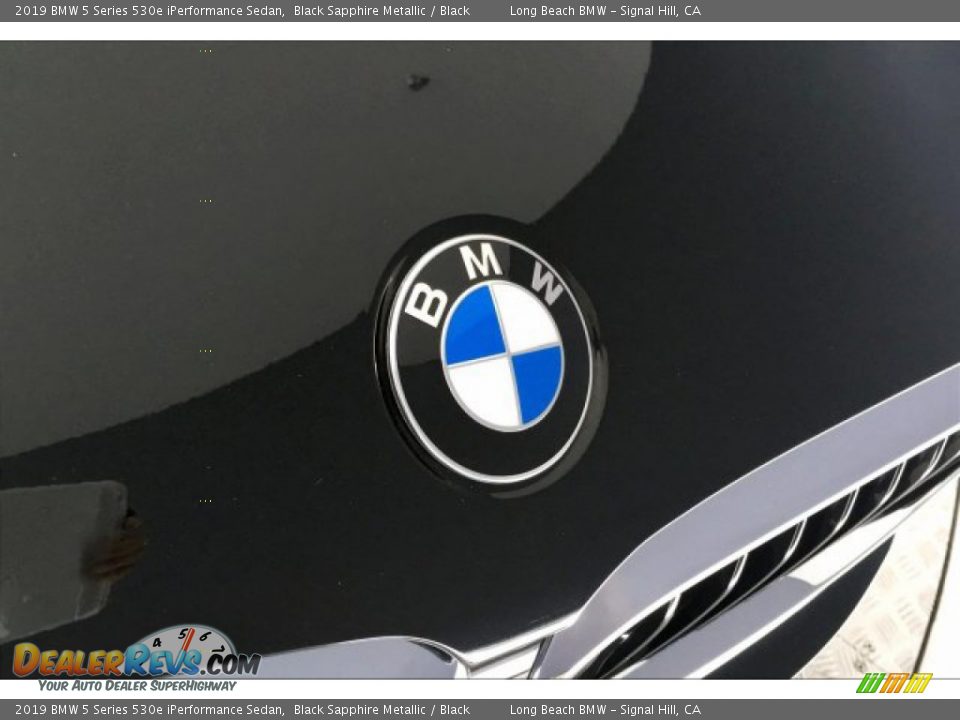 2019 BMW 5 Series 530e iPerformance Sedan Black Sapphire Metallic / Black Photo #29
