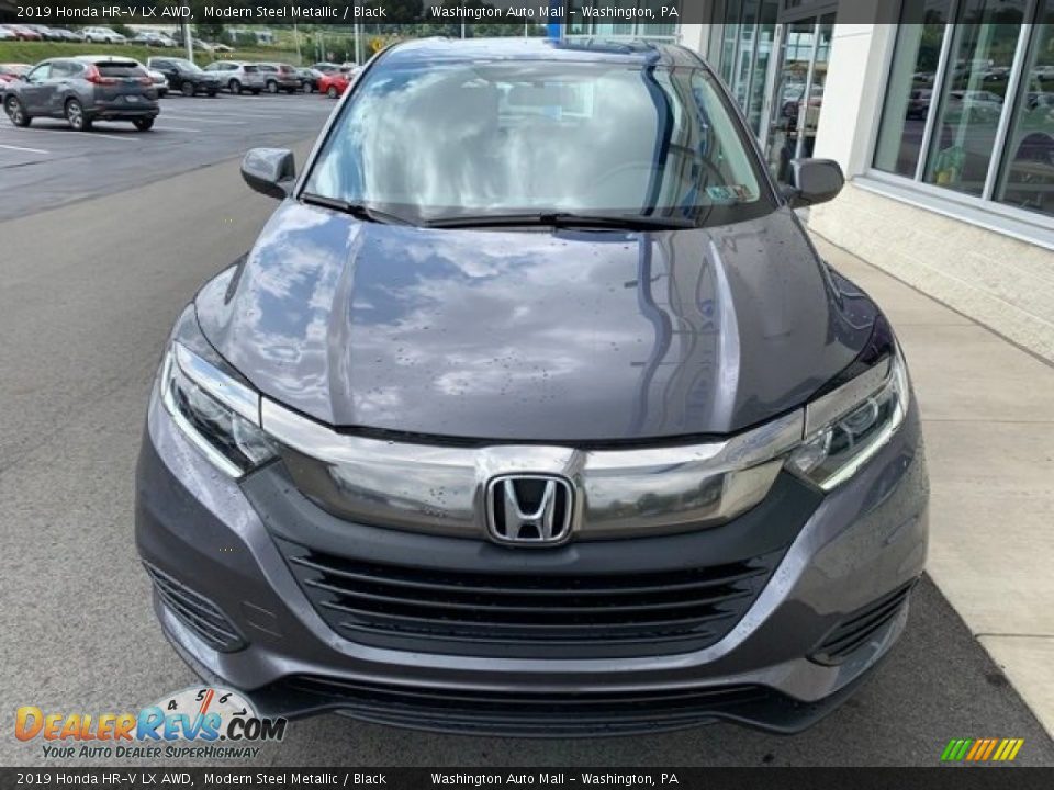 2019 Honda HR-V LX AWD Modern Steel Metallic / Black Photo #3