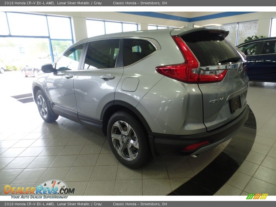 2019 Honda CR-V EX-L AWD Lunar Silver Metallic / Gray Photo #2