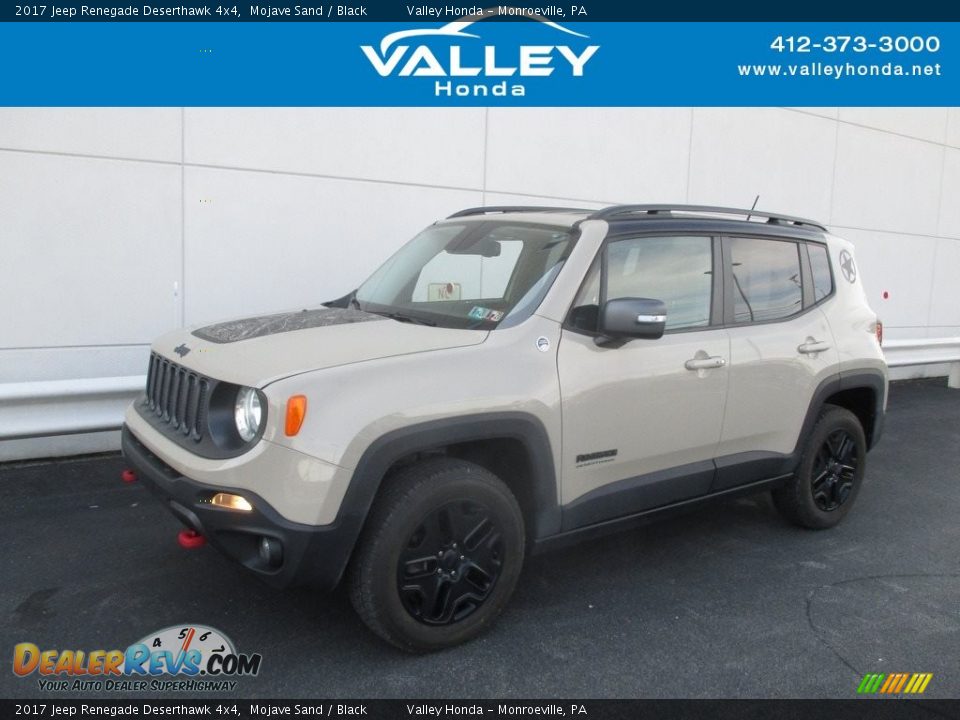 2017 Jeep Renegade Deserthawk 4x4 Mojave Sand / Black Photo #1