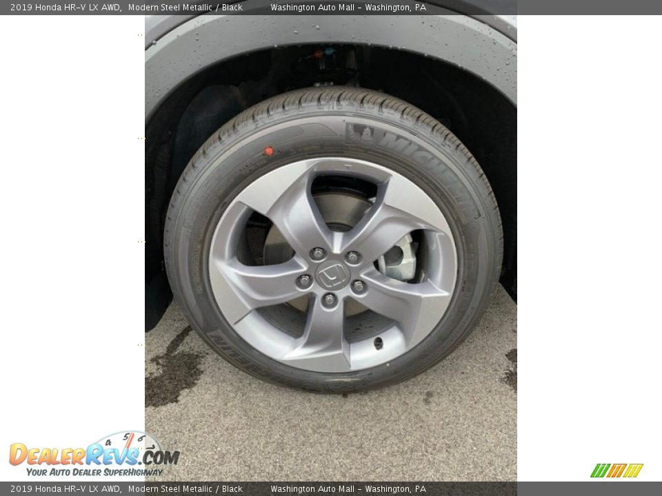 2019 Honda HR-V LX AWD Modern Steel Metallic / Black Photo #29