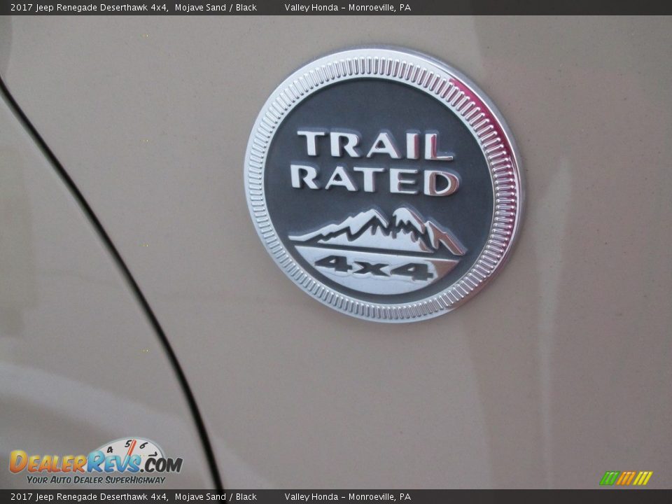 2017 Jeep Renegade Deserthawk 4x4 Mojave Sand / Black Photo #6