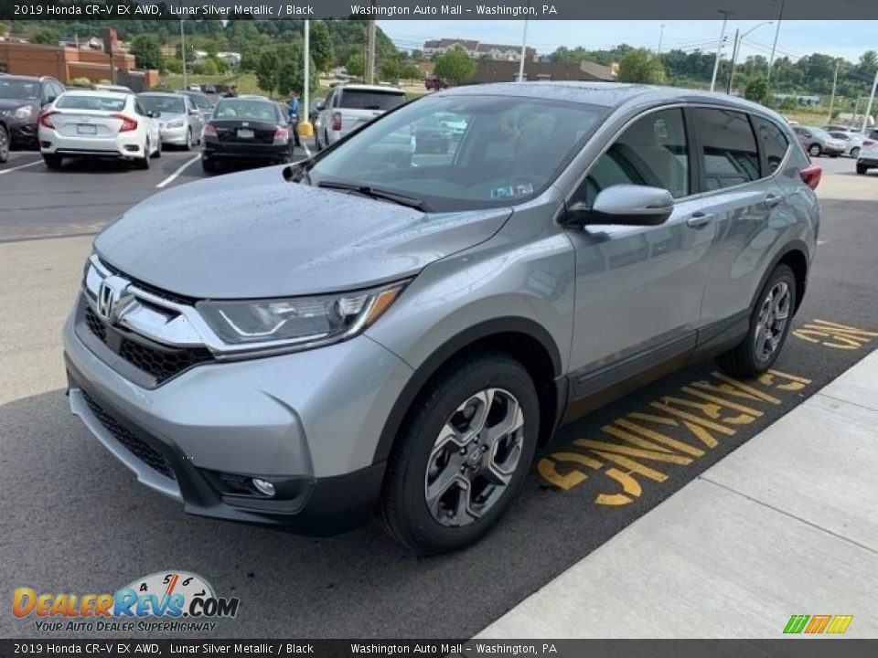 2019 Honda CR-V EX AWD Lunar Silver Metallic / Black Photo #4