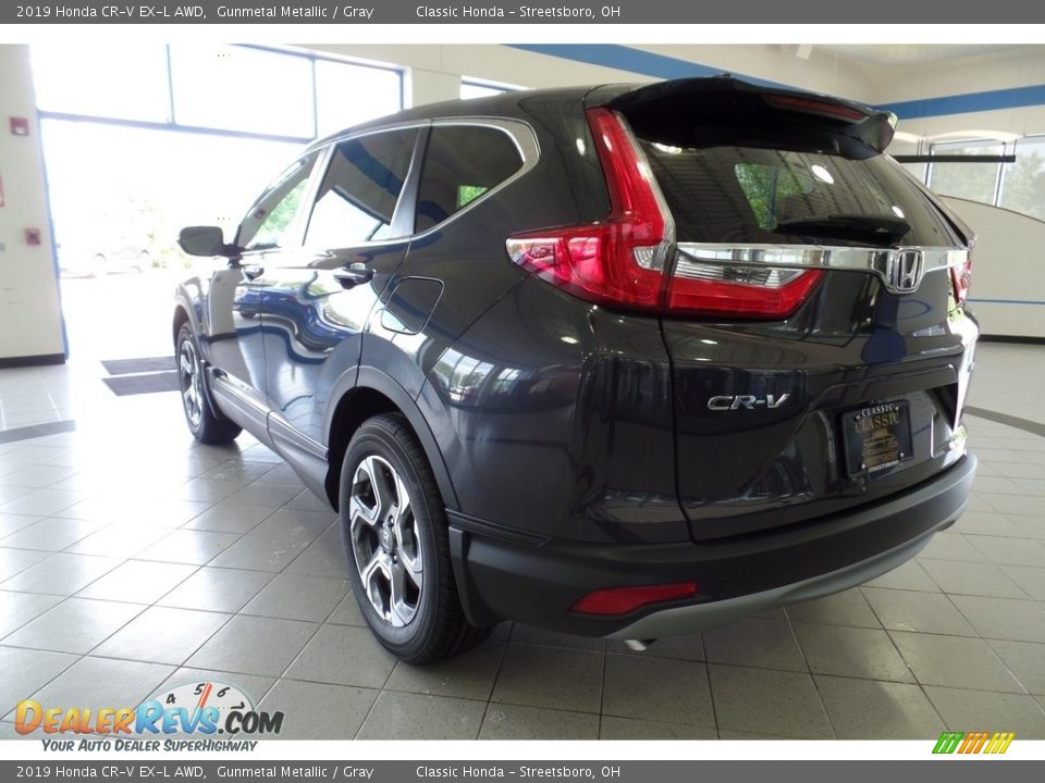 2019 Honda CR-V EX-L AWD Gunmetal Metallic / Gray Photo #2