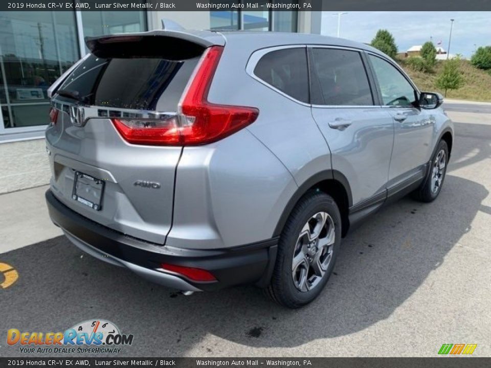 2019 Honda CR-V EX AWD Lunar Silver Metallic / Black Photo #7