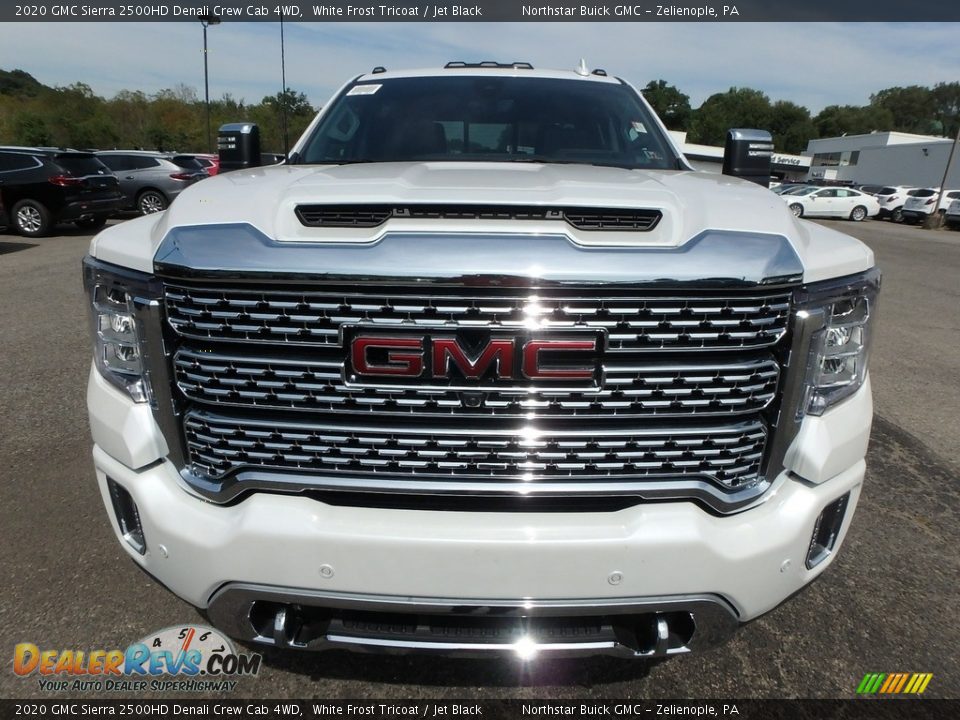 2020 GMC Sierra 2500HD Denali Crew Cab 4WD White Frost Tricoat / Jet Black Photo #2