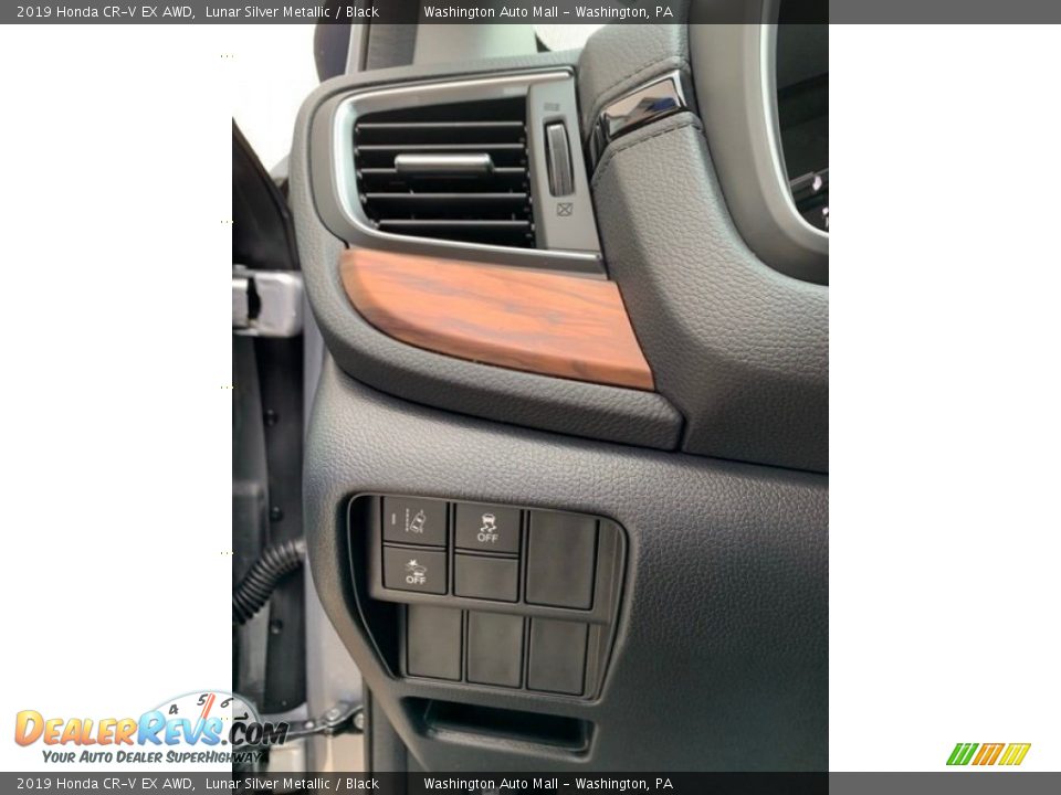 2019 Honda CR-V EX AWD Lunar Silver Metallic / Black Photo #12