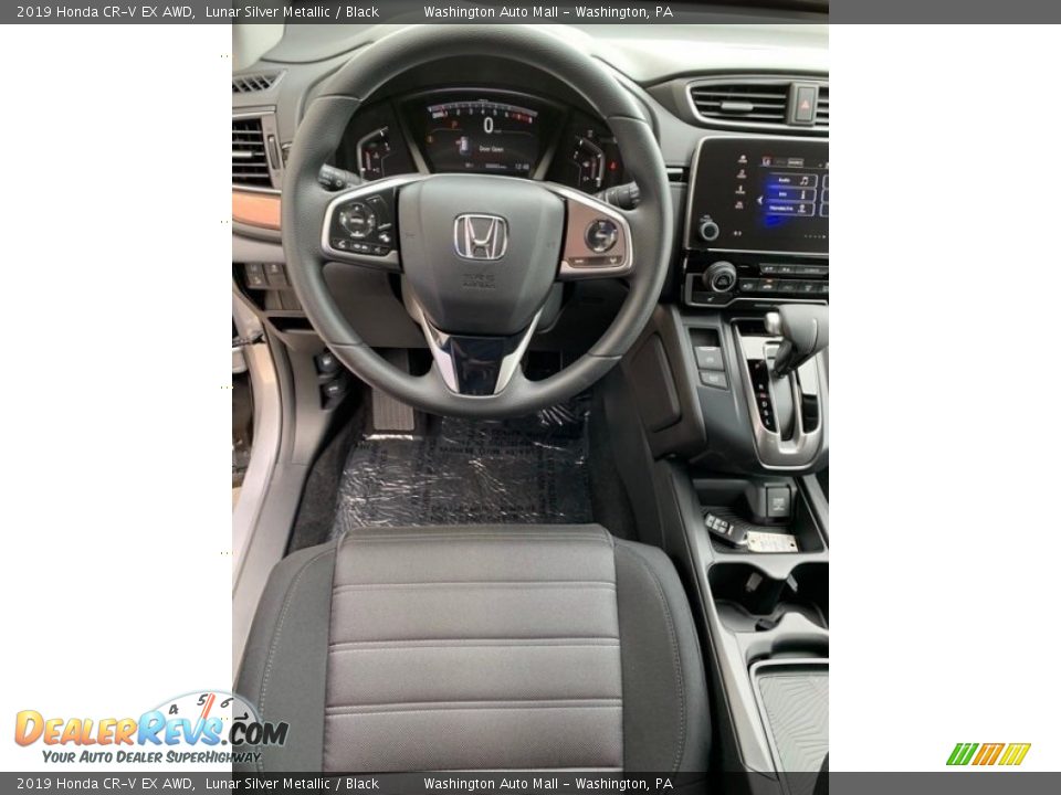 2019 Honda CR-V EX AWD Lunar Silver Metallic / Black Photo #13