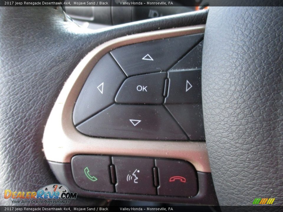 2017 Jeep Renegade Deserthawk 4x4 Mojave Sand / Black Photo #17
