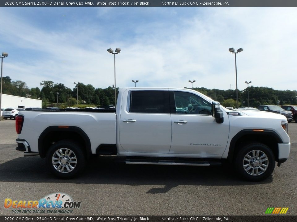 2020 GMC Sierra 2500HD Denali Crew Cab 4WD White Frost Tricoat / Jet Black Photo #4