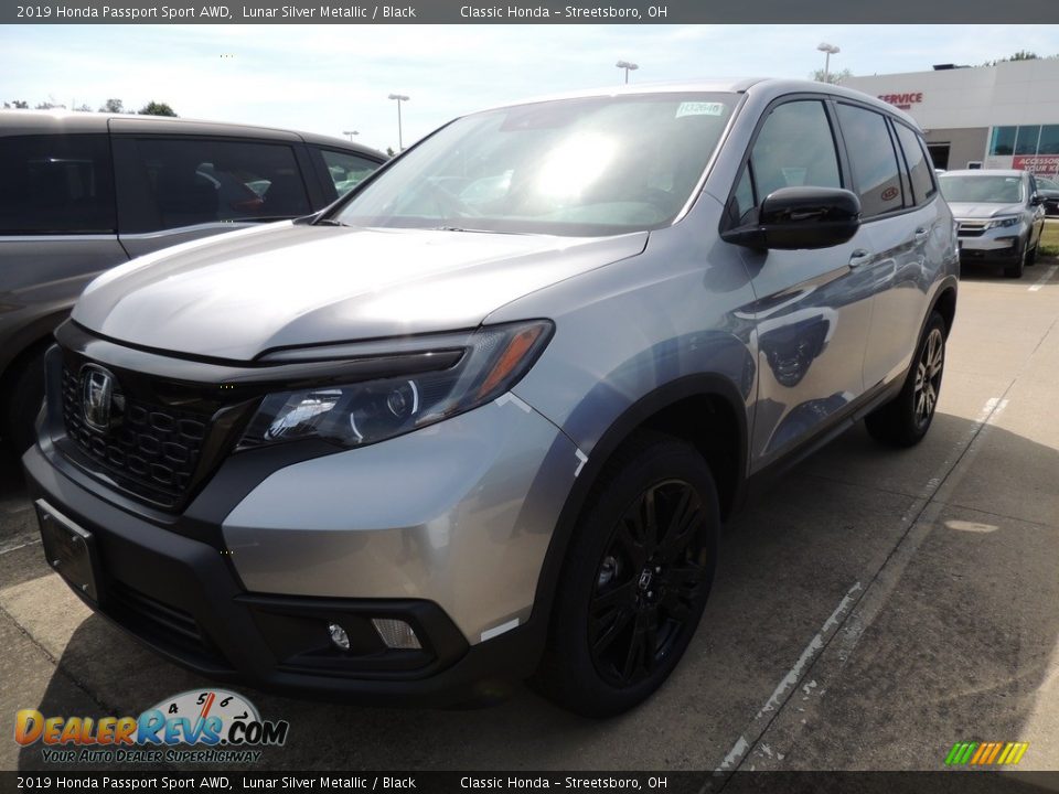 2019 Honda Passport Sport AWD Lunar Silver Metallic / Black Photo #1