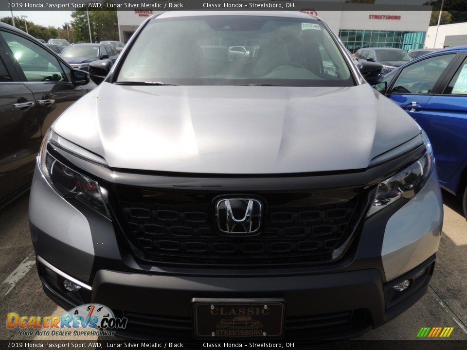 2019 Honda Passport Sport AWD Lunar Silver Metallic / Black Photo #2