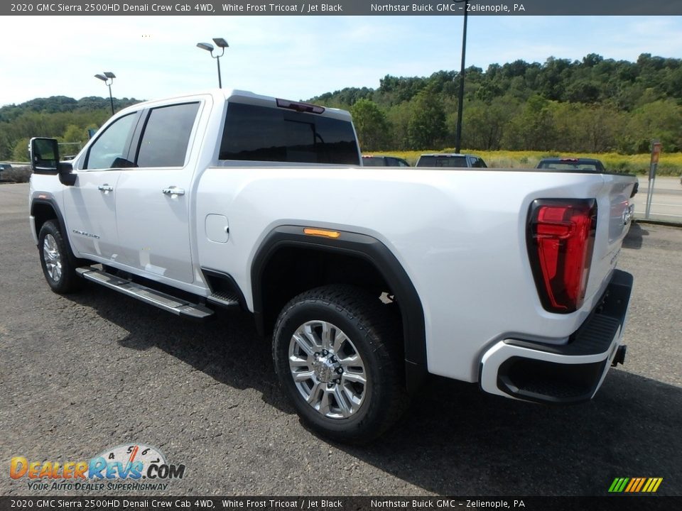 2020 GMC Sierra 2500HD Denali Crew Cab 4WD White Frost Tricoat / Jet Black Photo #7