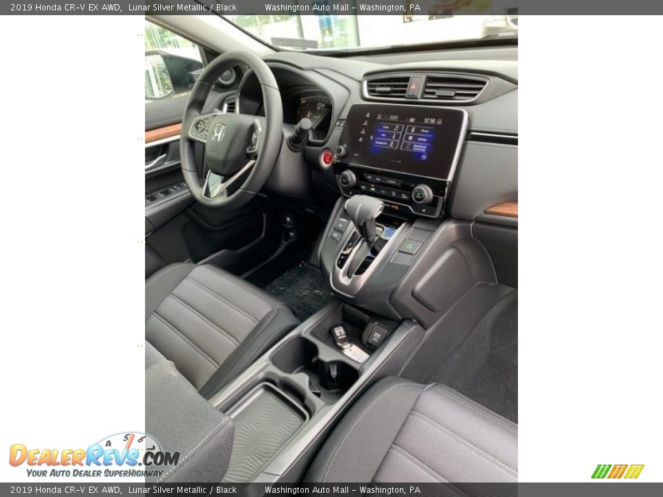 2019 Honda CR-V EX AWD Lunar Silver Metallic / Black Photo #28