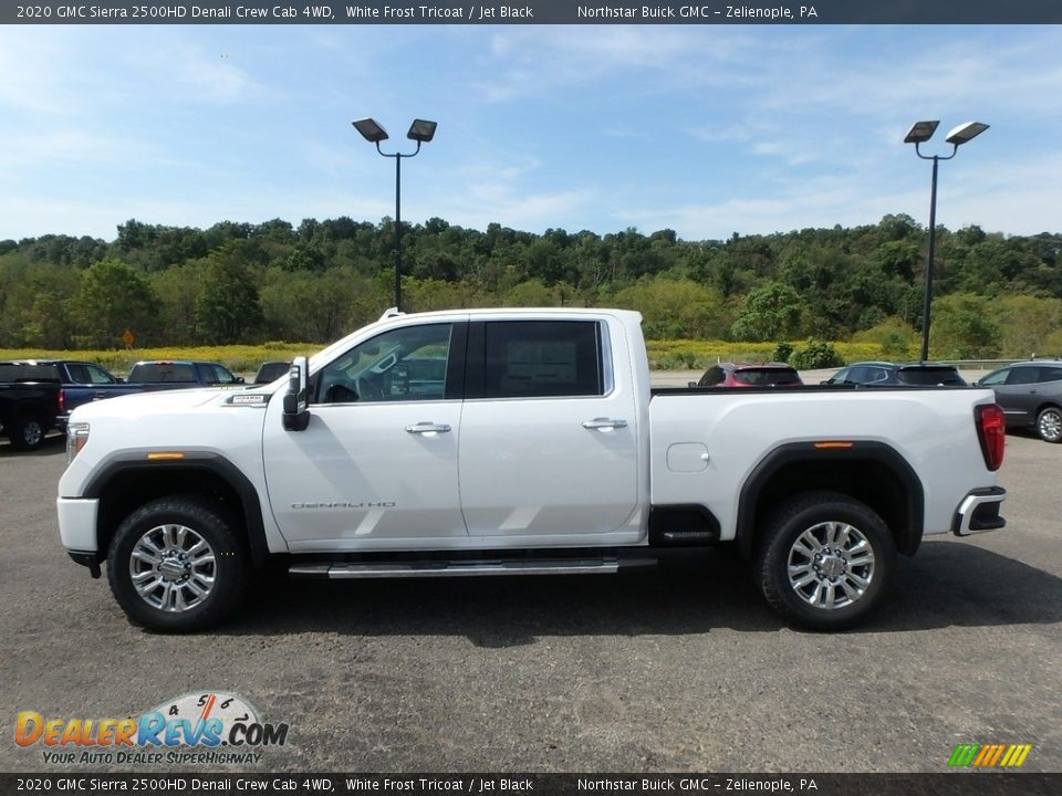 2020 GMC Sierra 2500HD Denali Crew Cab 4WD White Frost Tricoat / Jet Black Photo #8