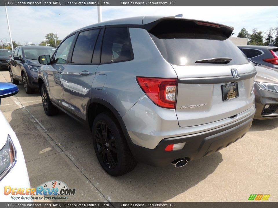 2019 Honda Passport Sport AWD Lunar Silver Metallic / Black Photo #6