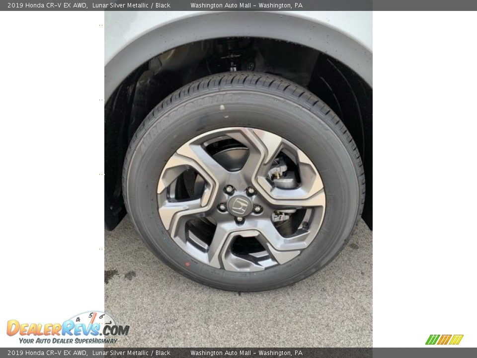 2019 Honda CR-V EX AWD Lunar Silver Metallic / Black Photo #30