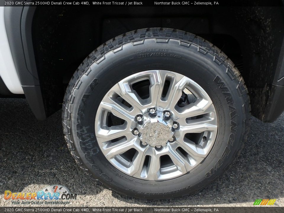 2020 GMC Sierra 2500HD Denali Crew Cab 4WD White Frost Tricoat / Jet Black Photo #9