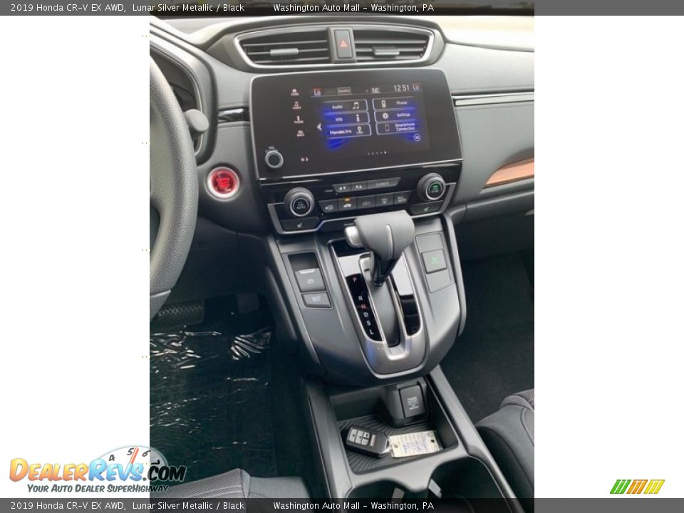 2019 Honda CR-V EX AWD Lunar Silver Metallic / Black Photo #32