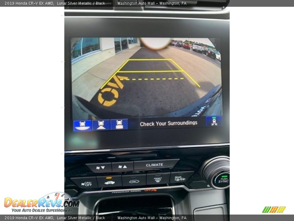 2019 Honda CR-V EX AWD Lunar Silver Metallic / Black Photo #33