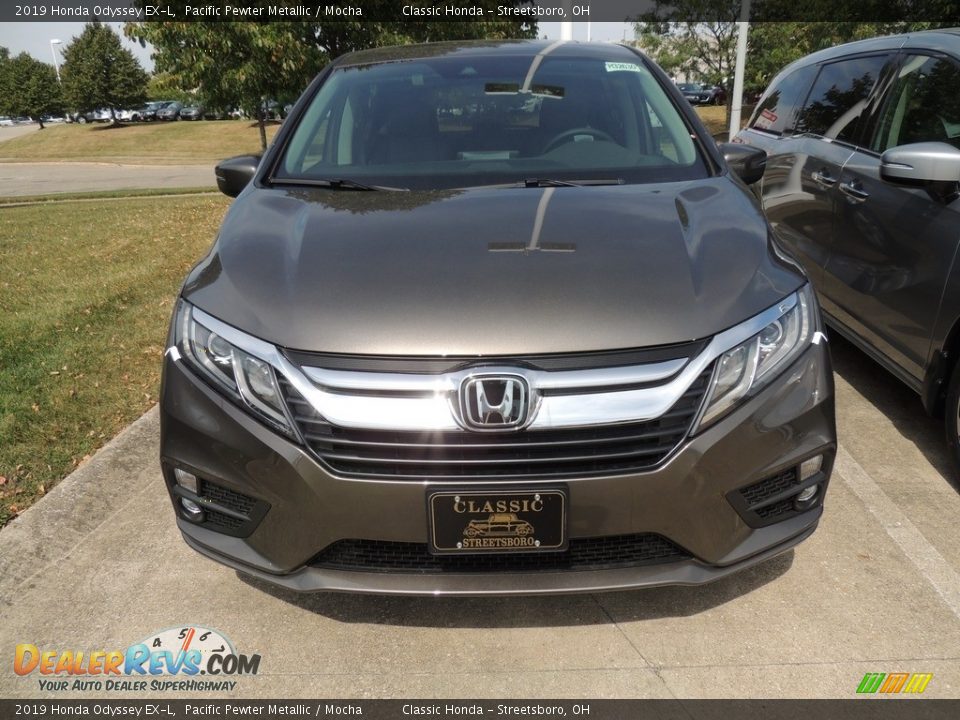 2019 Honda Odyssey EX-L Pacific Pewter Metallic / Mocha Photo #2