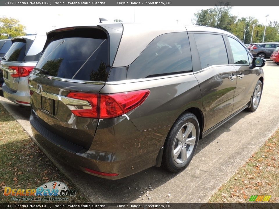 2019 Honda Odyssey EX-L Pacific Pewter Metallic / Mocha Photo #4