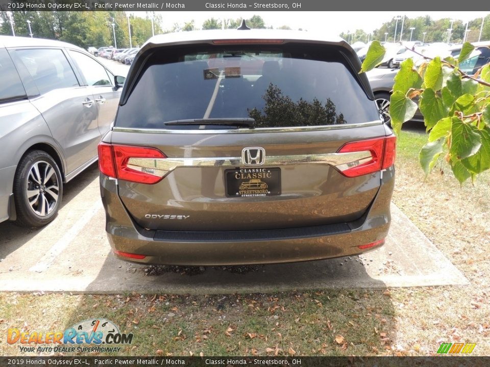 2019 Honda Odyssey EX-L Pacific Pewter Metallic / Mocha Photo #5