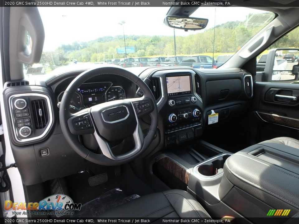 2020 GMC Sierra 2500HD Denali Crew Cab 4WD White Frost Tricoat / Jet Black Photo #13