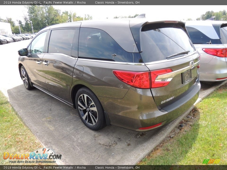 2019 Honda Odyssey EX-L Pacific Pewter Metallic / Mocha Photo #6