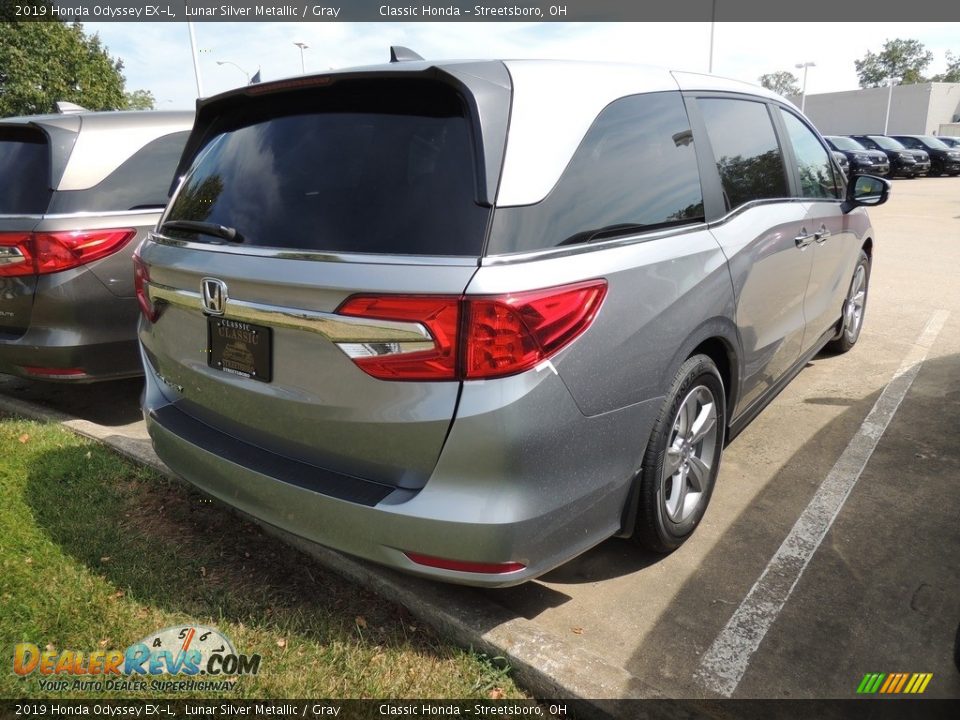 2019 Honda Odyssey EX-L Lunar Silver Metallic / Gray Photo #4