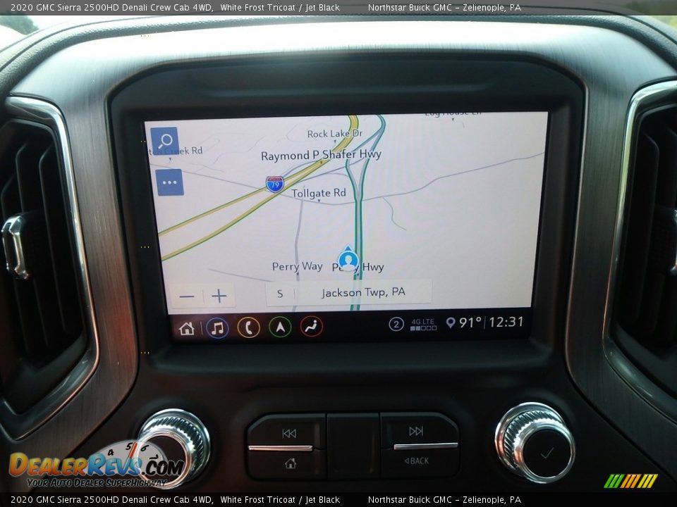 2020 GMC Sierra 2500HD Denali Crew Cab 4WD White Frost Tricoat / Jet Black Photo #17