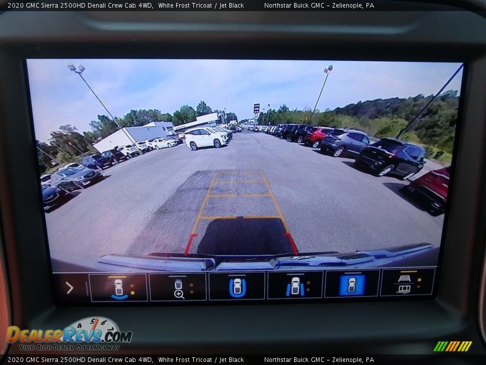 2020 GMC Sierra 2500HD Denali Crew Cab 4WD White Frost Tricoat / Jet Black Photo #19
