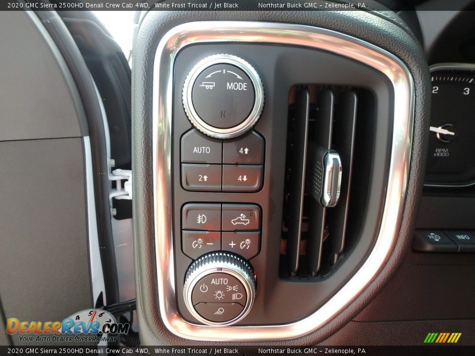 2020 GMC Sierra 2500HD Denali Crew Cab 4WD White Frost Tricoat / Jet Black Photo #20