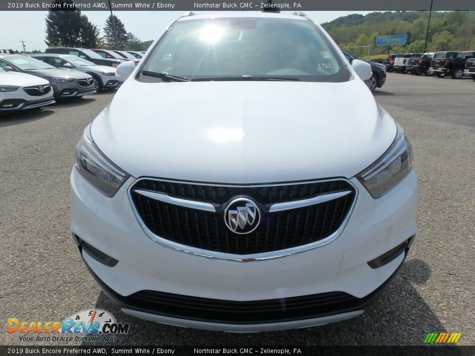 2019 Buick Encore Preferred AWD Summit White / Ebony Photo #2