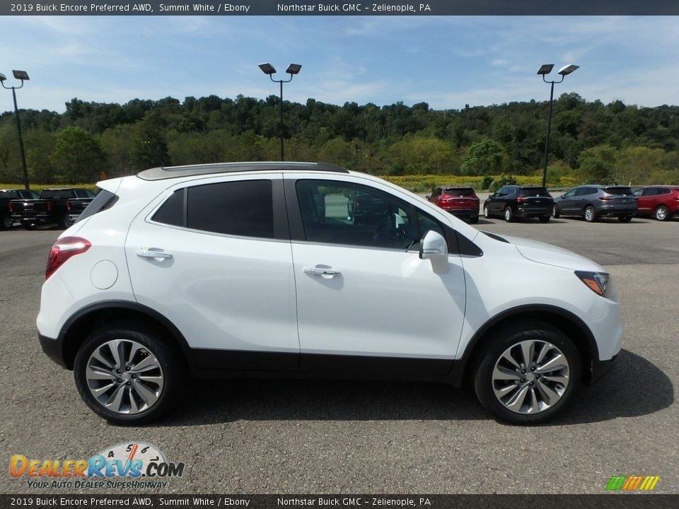 2019 Buick Encore Preferred AWD Summit White / Ebony Photo #4