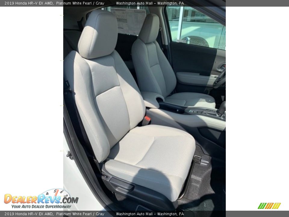 2019 Honda HR-V EX AWD Platinum White Pearl / Gray Photo #27