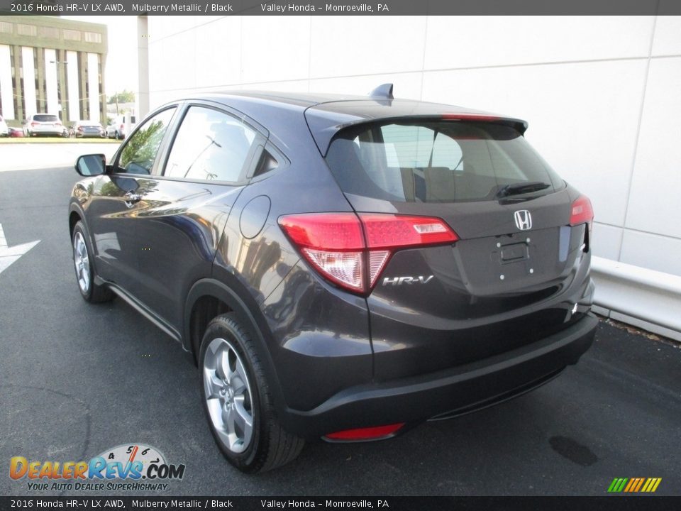2016 Honda HR-V LX AWD Mulberry Metallic / Black Photo #3