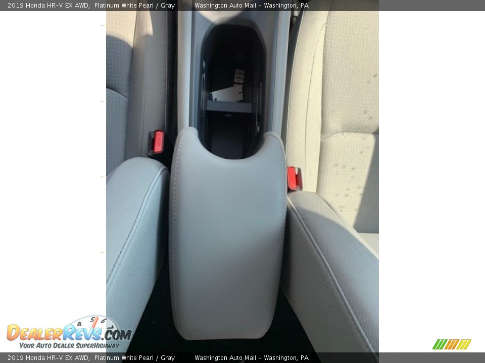 2019 Honda HR-V EX AWD Platinum White Pearl / Gray Photo #35