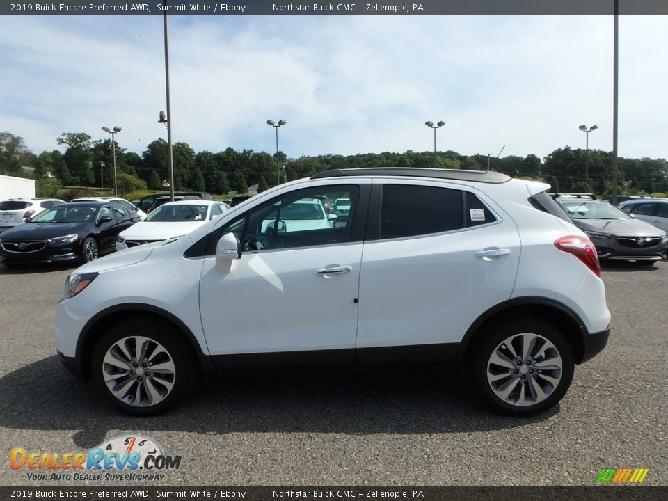 2019 Buick Encore Preferred AWD Summit White / Ebony Photo #9